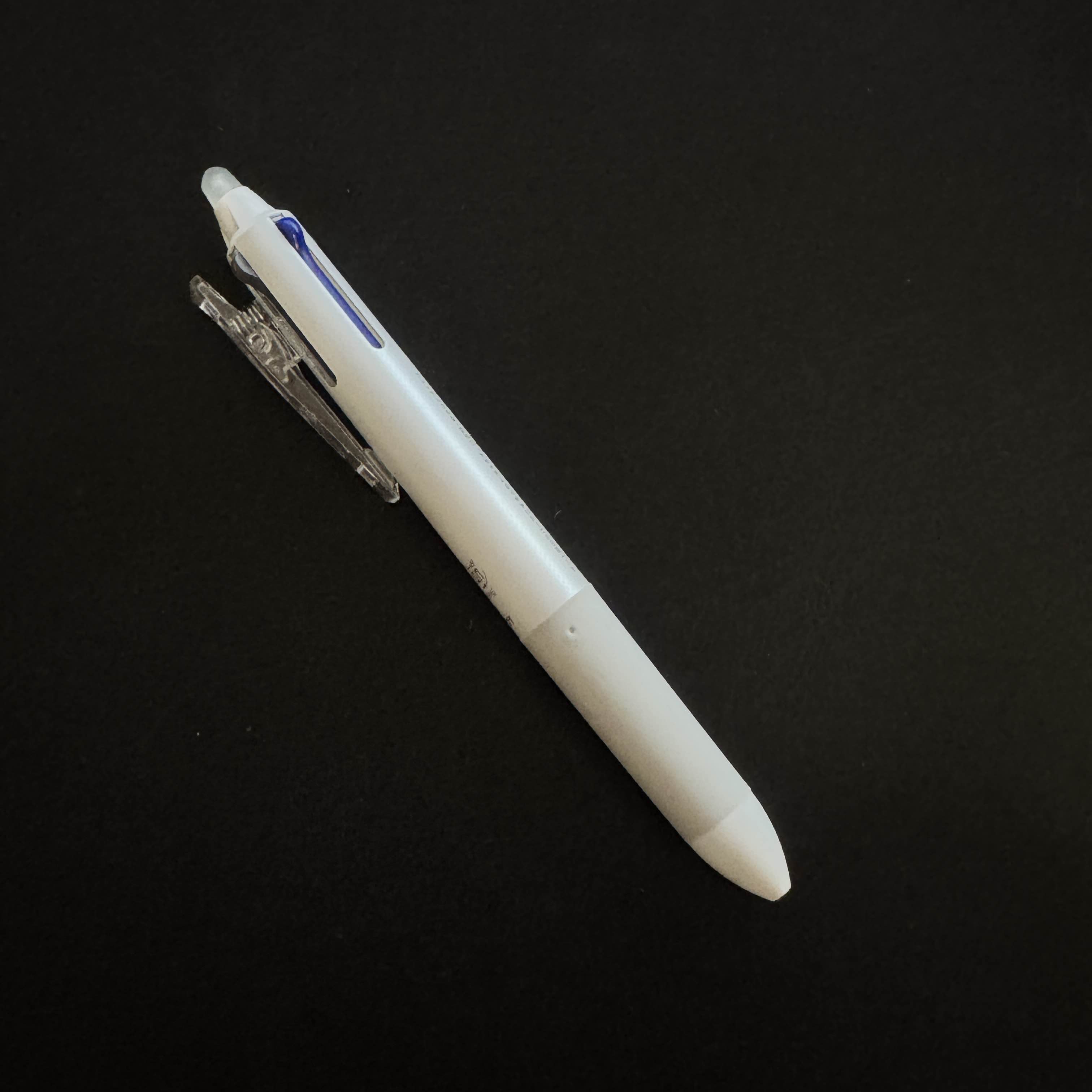 I always bring my pocket notebook and erasable pen with me to campus to write down the week's tasks as they come up so I can refer to them later. I like fidgeting with my pen, but I try to avoid it so I don't bother the people around me. This audio is me fidgeting with it in my room.