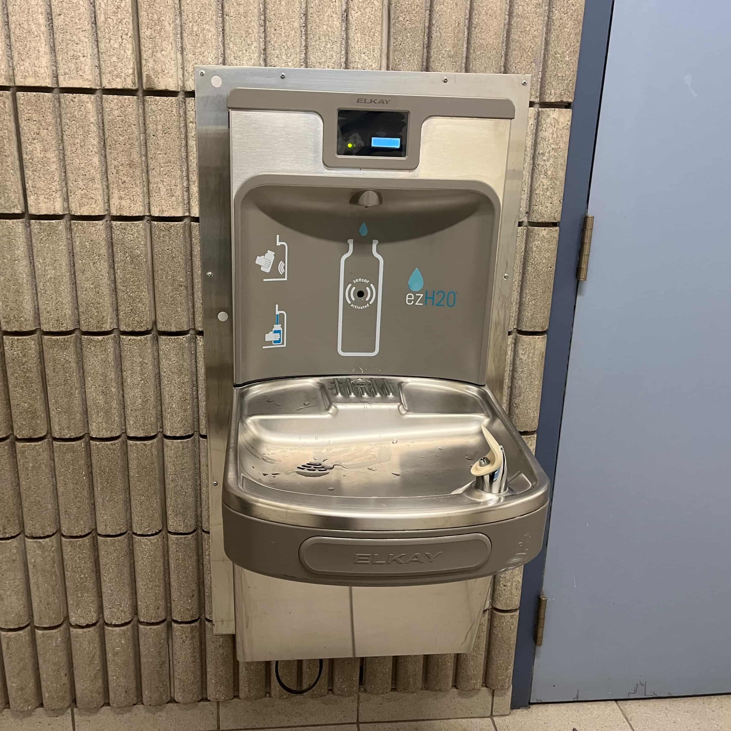 When given in-class time for the Activity, my friends and I went around the school recording various sounds. First, we started with the water fountain.