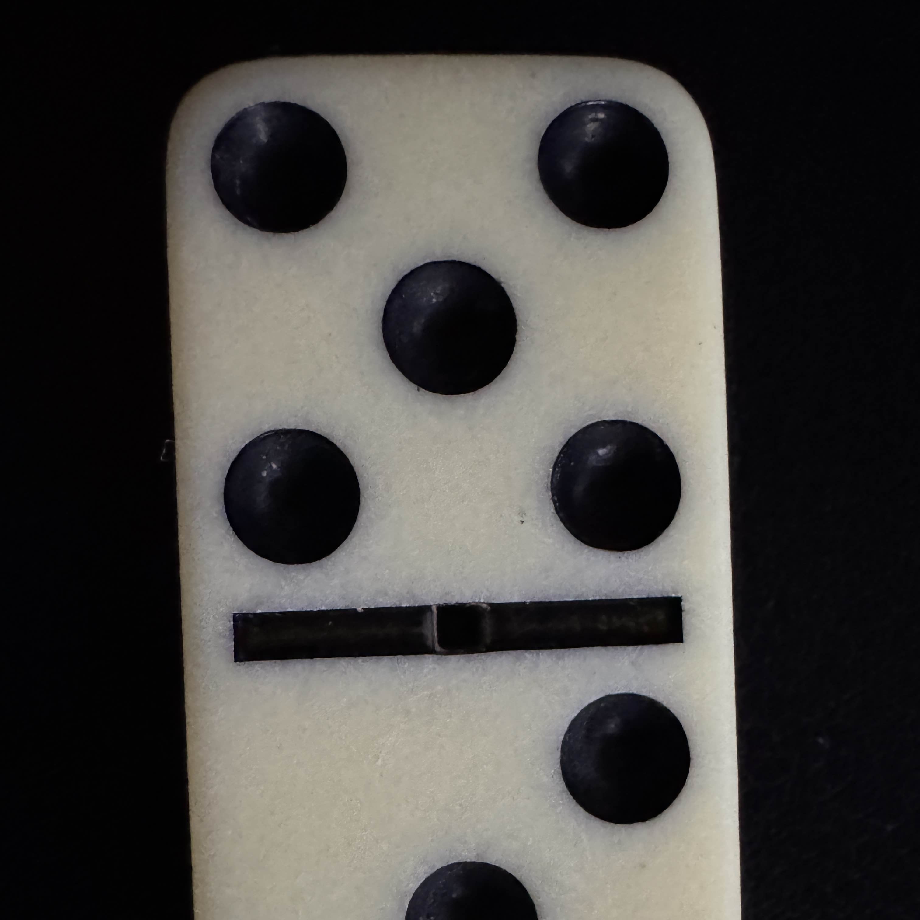 Something is really nice about the soft edges of the domino.
