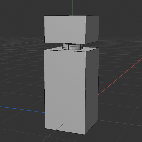 Process work of the bottle—it was real fun thinking about it in terms of different primative shapes! It's just a rectangular prism on a cyclinder on a rectangular prism!