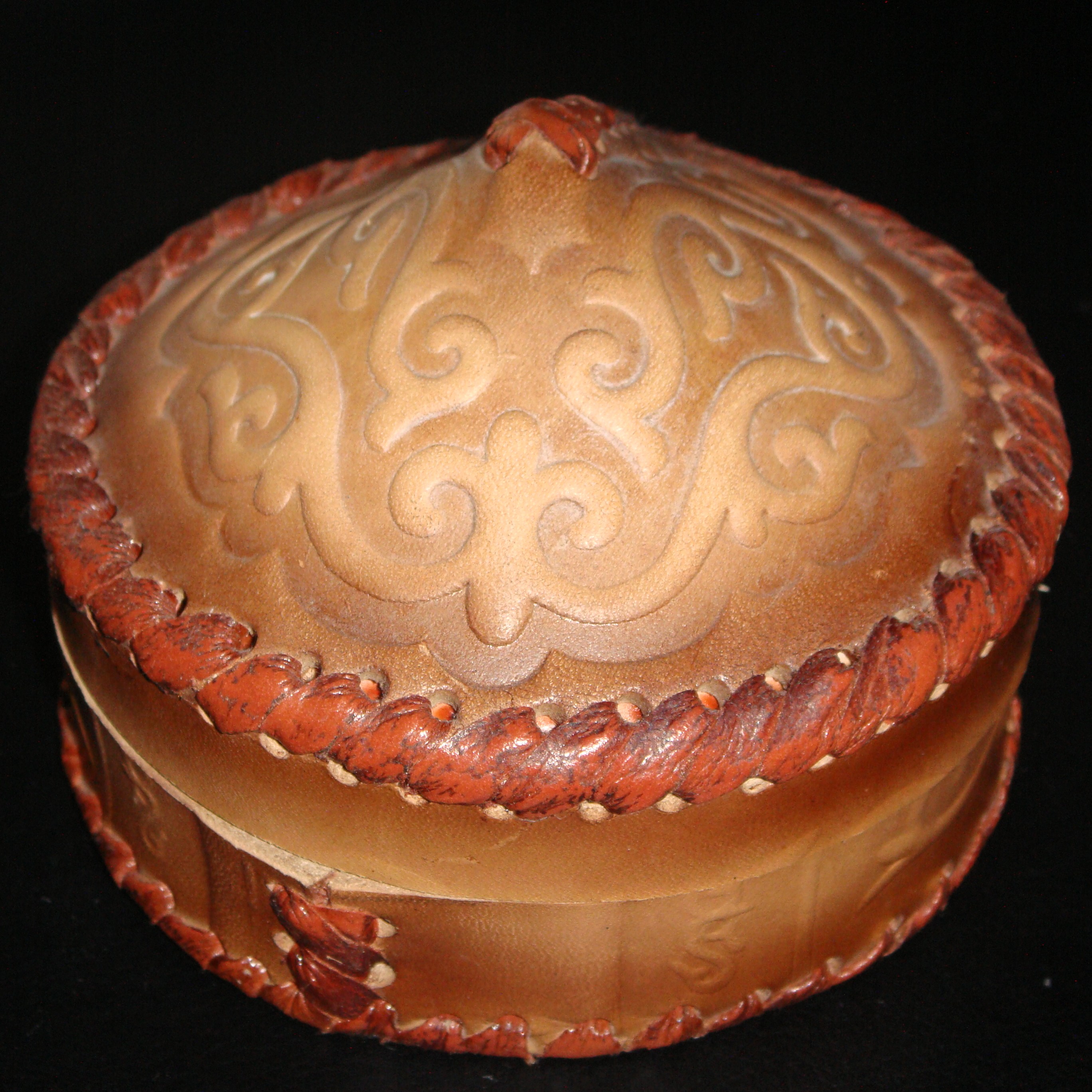 A Qazaq yurt—before Russian and Soviet rule, they were traditional, portable Turkic dwellings.