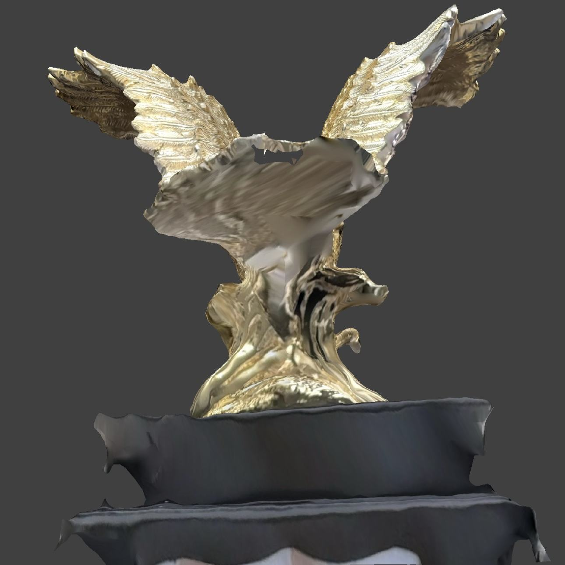 Unfortunately the back has a small hole and lost some of the definition, but overall I'm super happy with this scan!